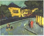 Ernst Ludwig Kirchner Dresden-Friedrichstadt France oil painting artist